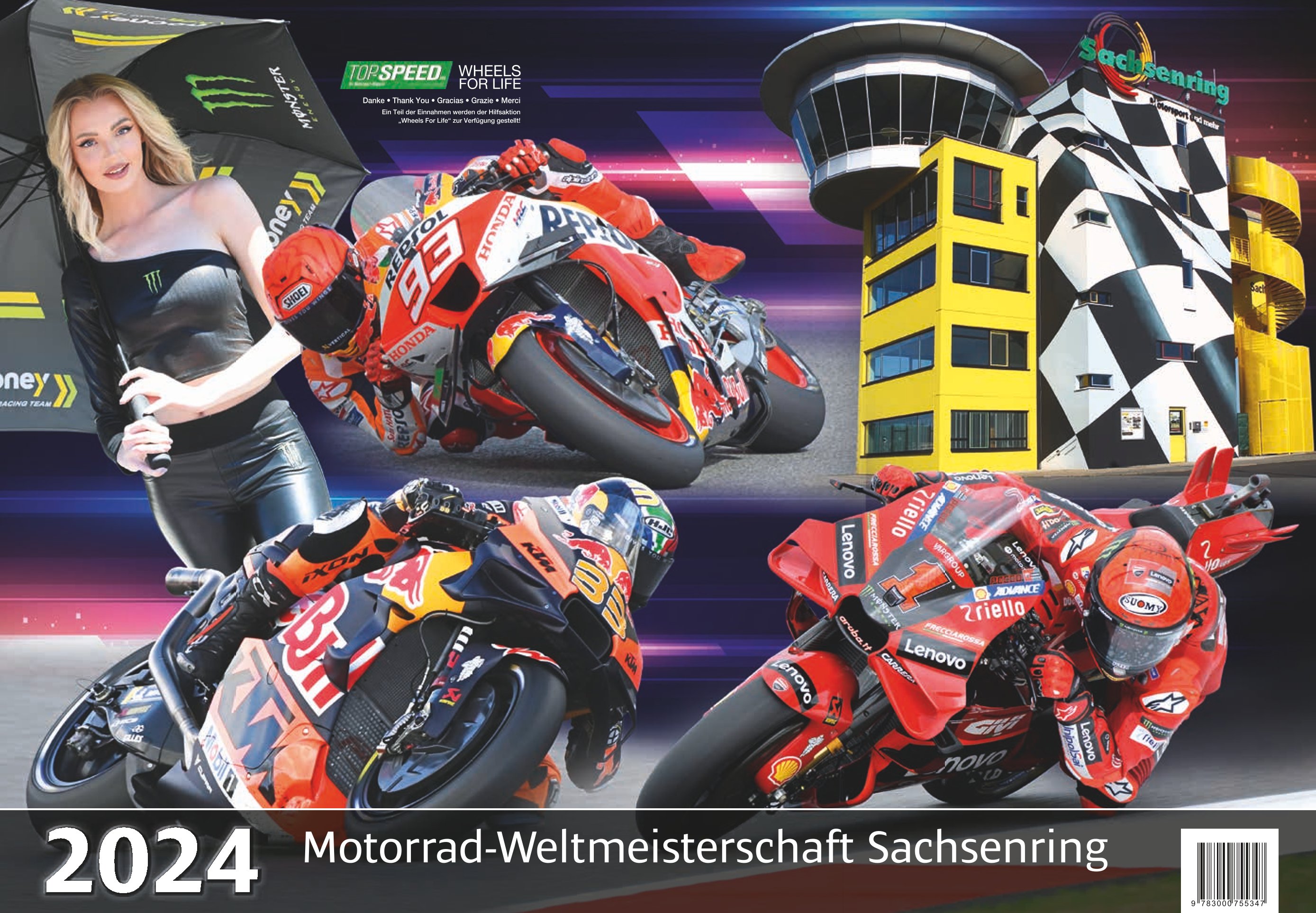 Kalender 2024 "Motorrad-Weltmeisterschaft Sachsenring"